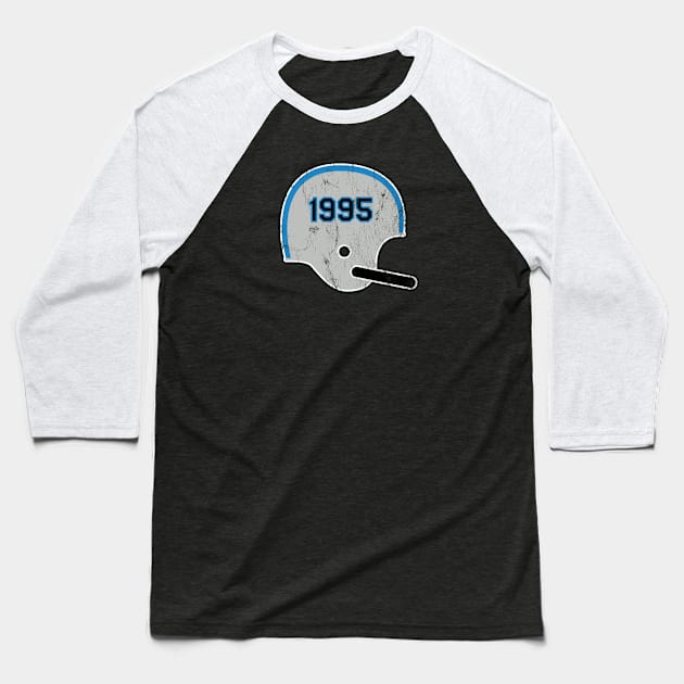 Carolina Panthers Year Founded Vintage Helmet Baseball T-Shirt by Rad Love